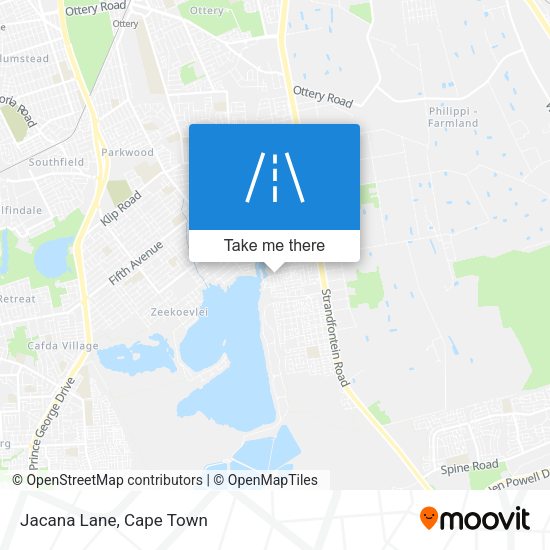 Jacana Lane map