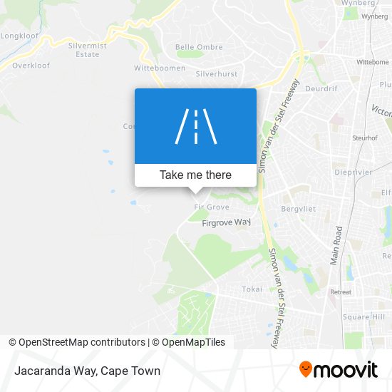 Jacaranda Way map