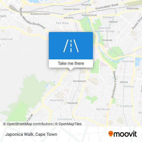 Japonica Walk map