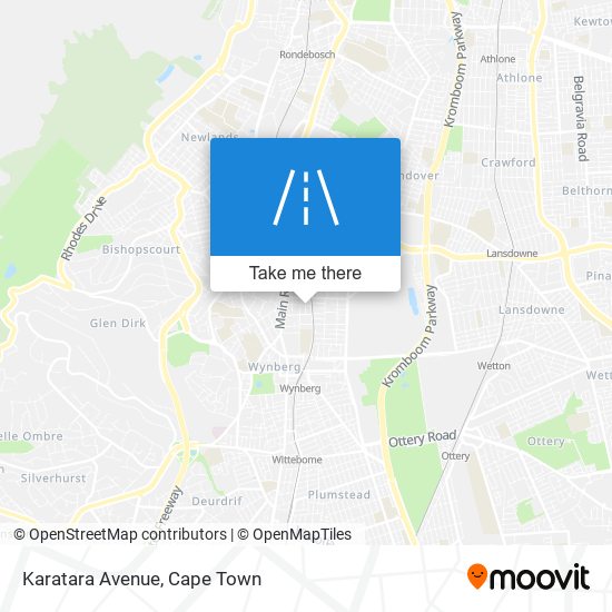 Karatara Avenue map