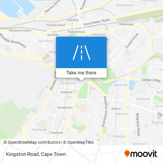 Kingston Road map