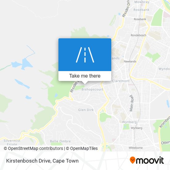 Kirstenbosch Drive map