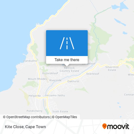 Kite Close map