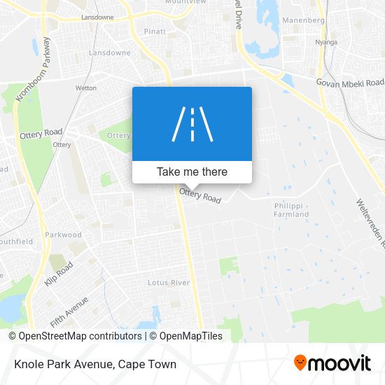 Knole Park Avenue map