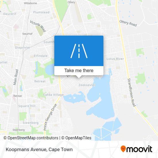 Koopmans Avenue map