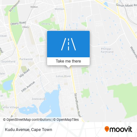 Kudu Avenue map