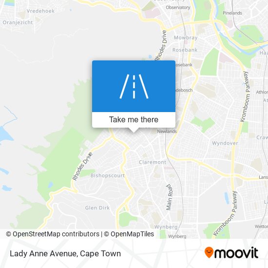 Lady Anne Avenue map