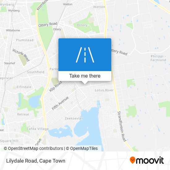 Lilydale Road map