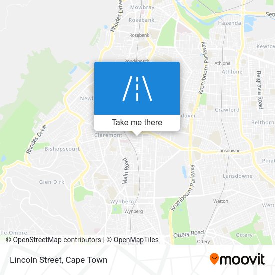 Lincoln Street map