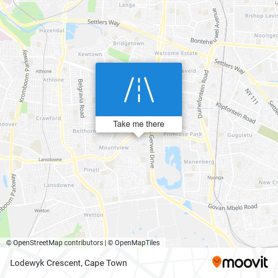 Lodewyk Crescent map