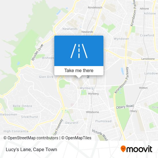 Lucy's Lane map