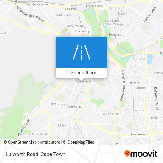 Lulworth Road map