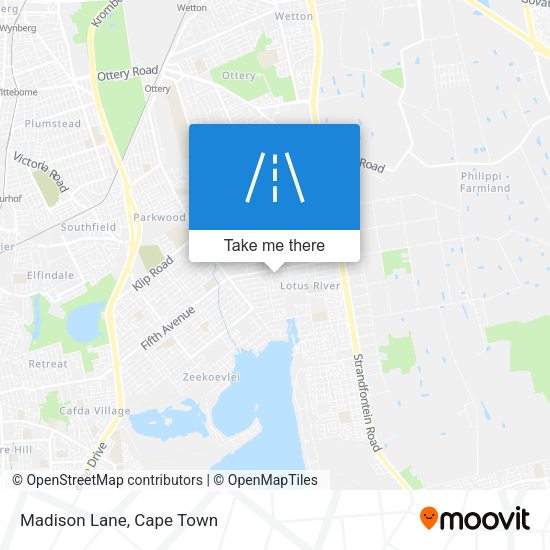 Madison Lane map