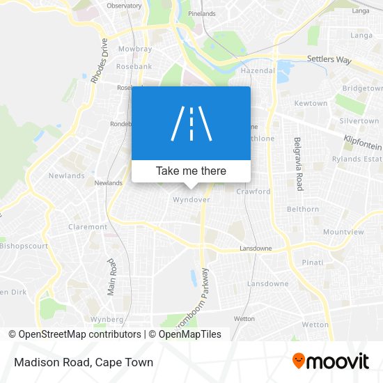 Madison Road map