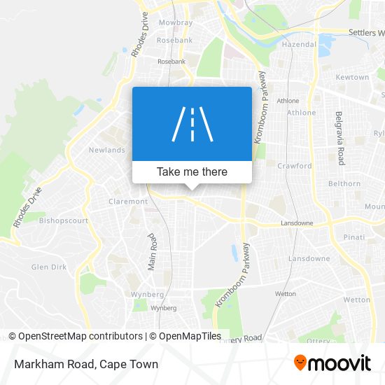 Markham Road map