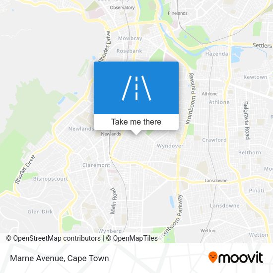 Marne Avenue map