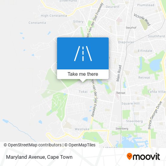 Maryland Avenue map