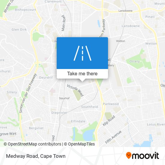 Medway Road map