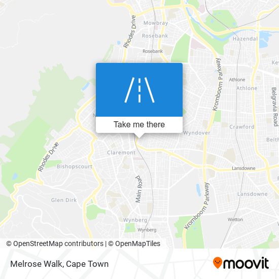 Melrose Walk map