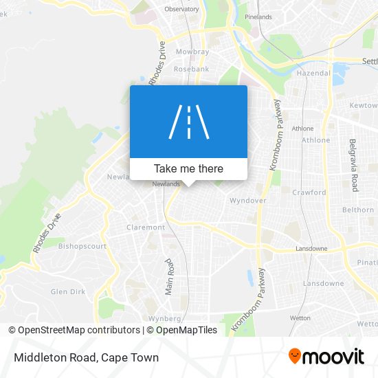 Middleton Road map