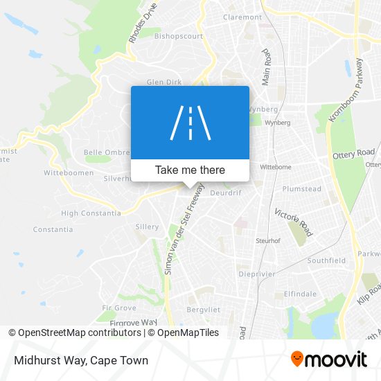 Midhurst Way map