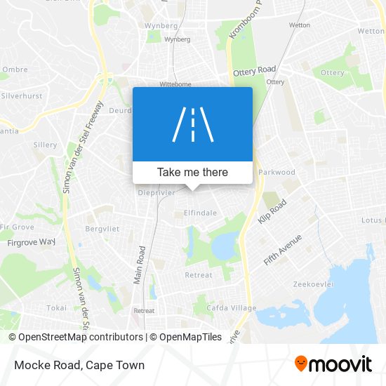 Mocke Road map