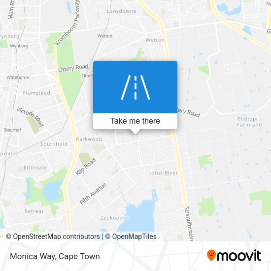 Monica Way map