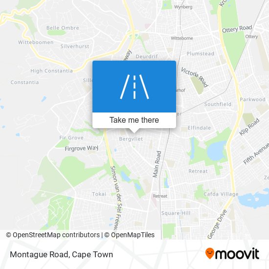 Montague Road map
