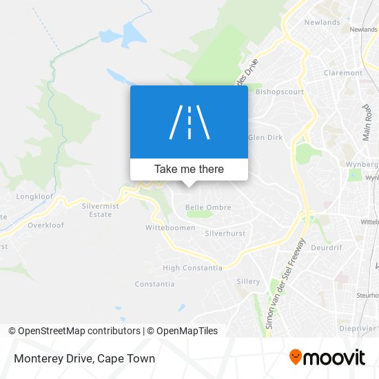 Monterey Drive map