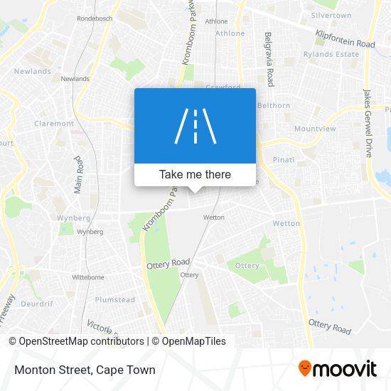 Monton Street map
