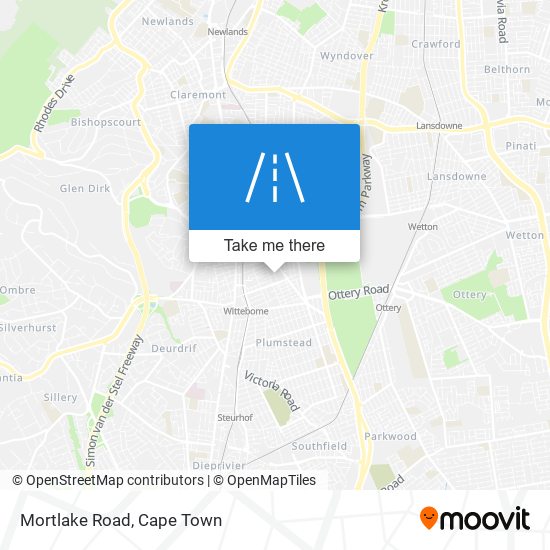Mortlake Road map