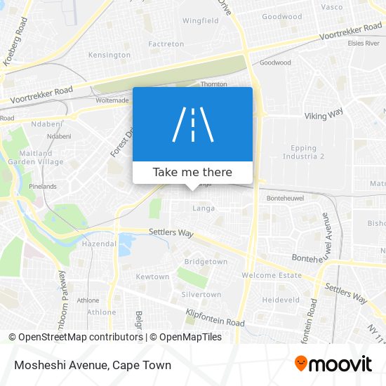 Mosheshi Avenue map