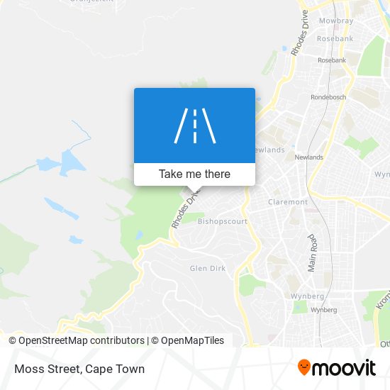 Moss Street map