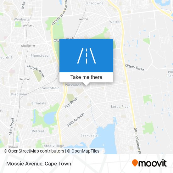 Mossie Avenue map