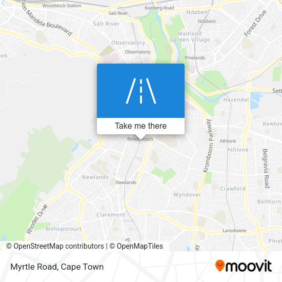 Myrtle Road map