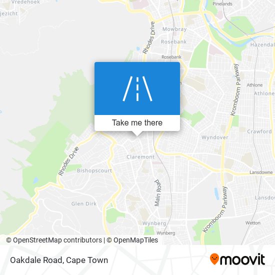 Oakdale Road map