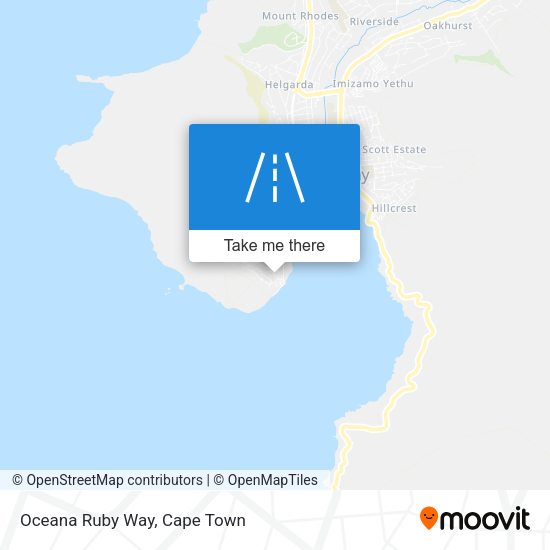 Oceana Ruby Way map