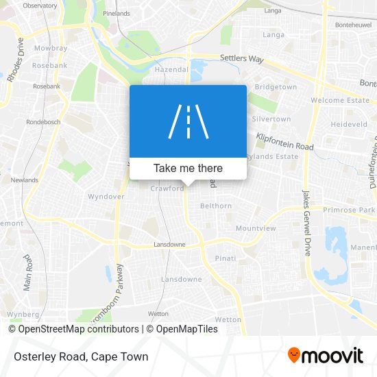 Osterley Road map