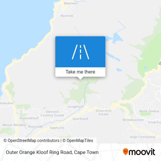 Outer Orange Kloof Ring Road map