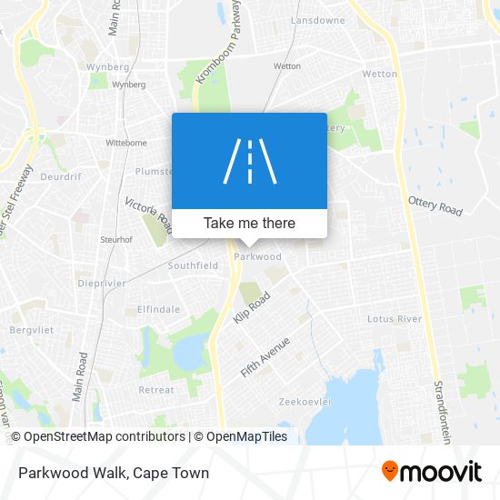 Parkwood Walk map