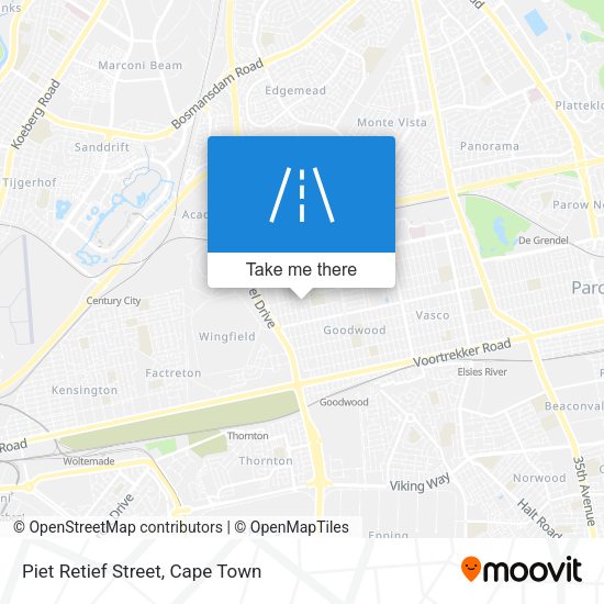 Piet Retief Street map