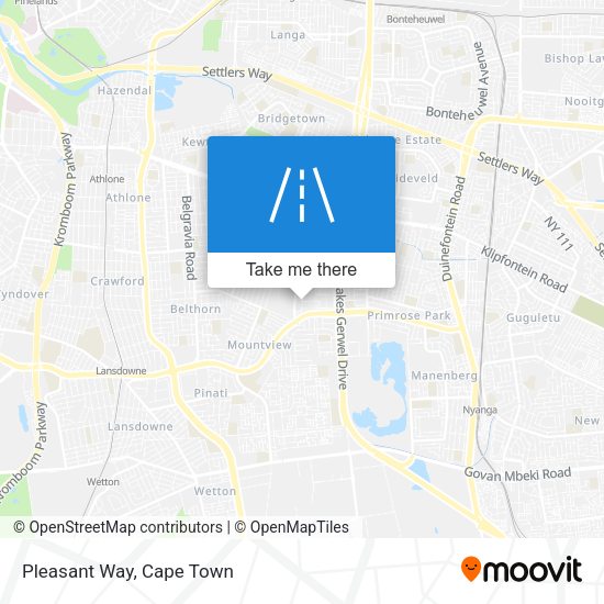 Pleasant Way map