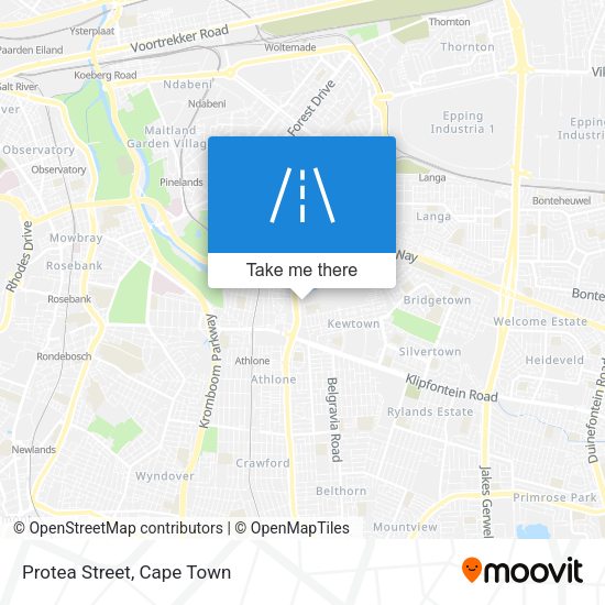 Protea Street map