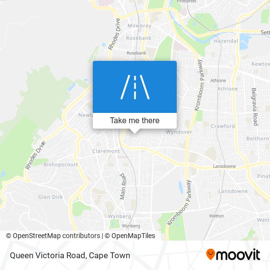 Queen Victoria Road map