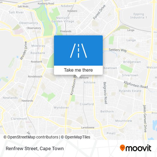 Renfrew Street map