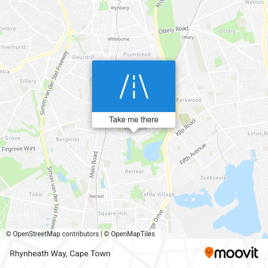 Rhynheath Way map