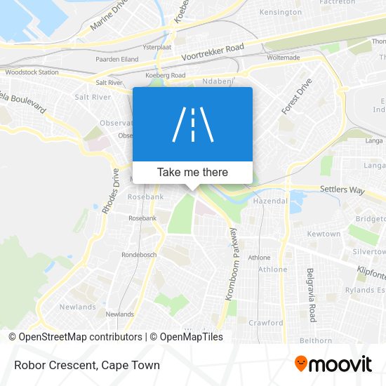 Robor Crescent map