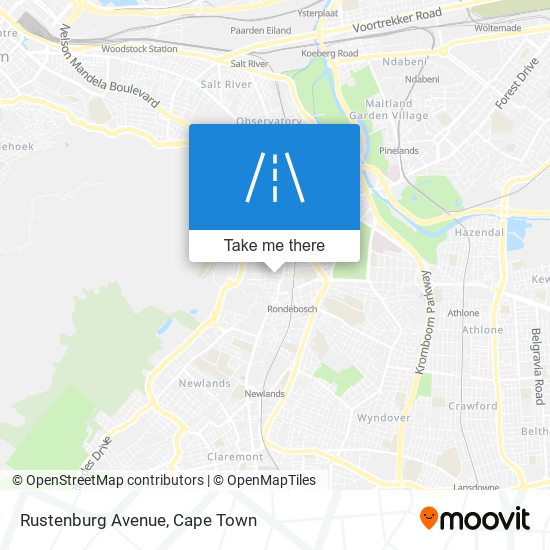 Rustenburg Avenue map