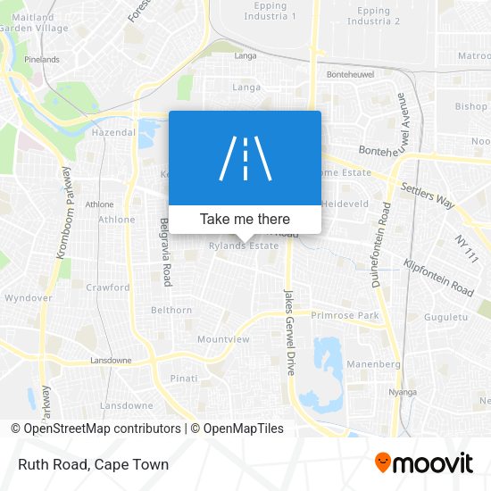 Ruth Road map