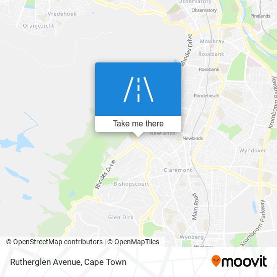 Rutherglen Avenue map